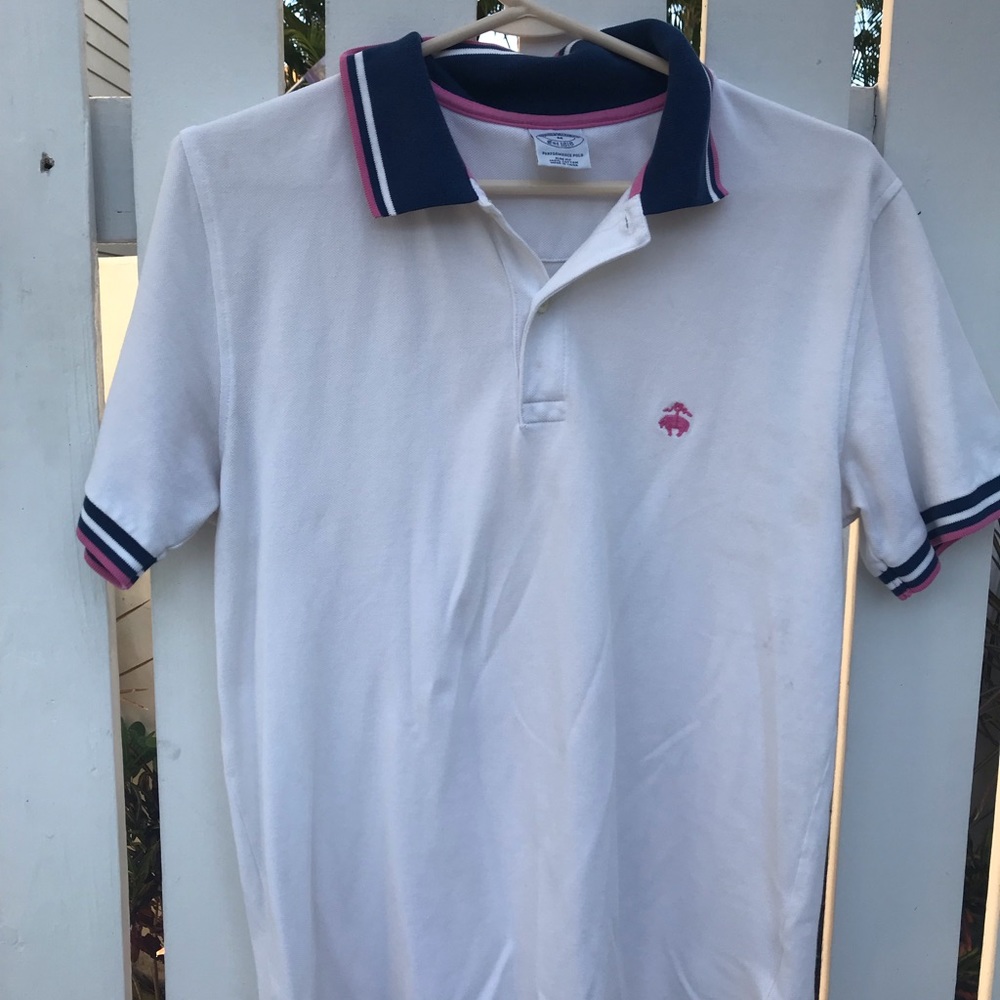 BROOKS BROTHERS slim fit performance polo